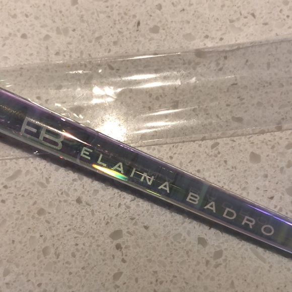 EB ELAINA BADRO Colourful holographic make-up eye shadow brush. NWOT in plastic - Picture 6 of 6